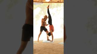 Simon BorgOlivier teaching handstand [upl. by Burke]