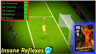 M CARNESECCHI  Crazy Reflexes😮  Carnesecchi Efootball 24  Efootball 24 Mobile 🔥 [upl. by Doelling632]