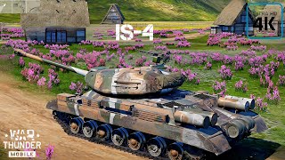 IS4  Pure Communist Armor Part 2 ✌️ 👀  War Thunder Mobile [upl. by Hayyikaz459]