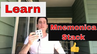 How to Learn or Memorize Mnemonica Stack order by Juan Tamariz  The Best Ways to Memorize Mnemonica [upl. by Hessney32]