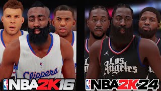 I Traded James Harden to the Clippers in Every NBA2K to Boost his Legacy [upl. by Yecak316]