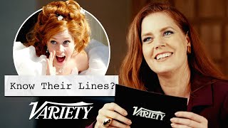 Does Amy Adams Know Lines From Her Biggest Films [upl. by Sharia]