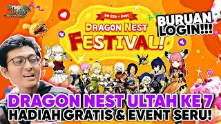 DRAGON NEST SEA ULTAH KE7 BANYAK EVENT GRATIS DI SERVER BAY amp JUMPING POTION Lv 99 DLL [upl. by Dimond832]