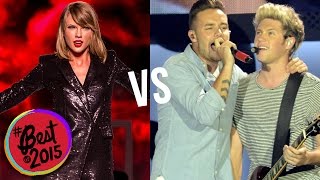 Taylor Swift vs One Direction Mejor Gira del 2015 [upl. by Nickles]