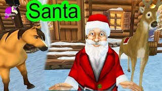 Helping Santa  Christmas Town Star Stable Horses Game Lets Play with Honey Hearts Video [upl. by Alakam]