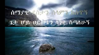 quotደሙን ለኔ አፍስሶ  አዲሱ ወርቁquot  Demun Lene Afso  Addisu Worku Protestant Song  Lyric Video mezmur [upl. by Nahem215]