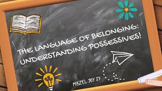 Possessives in Nouns and PronounsSY ENGLISH 32 XA [upl. by Annoif280]