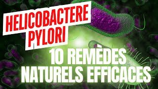 Helicobacter Pylori  Les 10 Solutions Naturelles à Essayer  Sans Antibiotiques [upl. by Nywde915]