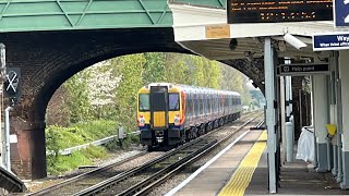 South Western Railway Trains at Ashford Surrey on April 22nd 2023 [upl. by Scoter374]