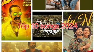 TOP 10 Malayalam song 2024 movie songs2024 hits song [upl. by Platto]