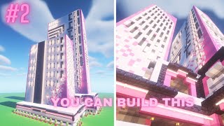 Minecraft Modern Hotel Tutorial Part 2 of 4 [upl. by Gasper404]