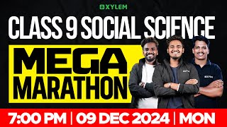 Class 9 Christmas Exam  Social Science  Mega Marathon  Xylem Class 9 [upl. by Halla]