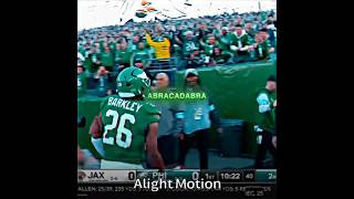 “Abracadabra”  Ngl Barkley was crazy against the jaguars TheDadOfJoaquin edit nfl viralvideo [upl. by Anitnamaid532]