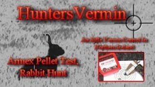 Air Rifle Hunting Armex Pellet Test Rabbit Hunt May 2014 [upl. by Andel]