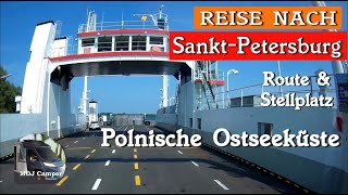 An der Ostsee nach Russland Sommer 2019 16 Polnische Ostseeküste Route Stellplatz [upl. by Koralle214]