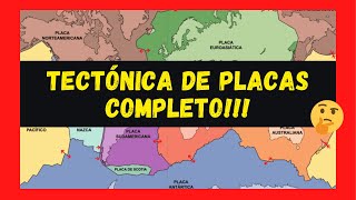 🌎 TECTONICA DE PLACAS completo 🌋 Movimiento de las placas Principales Placas Deriva continental [upl. by Stein659]