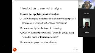 Introduction to Survival Analysis using STATA Session 1 [upl. by Ennylyak]