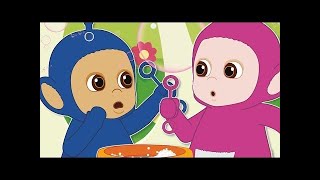 Blowing Custard Bubbles ★ Tiddlytubbies  Cartoons for Kids  WildBrain  Preschool [upl. by Ma]