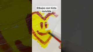 Tinta invisible con cúrcuma y bicarbonato videoseducativos juguetesdidacticos [upl. by Janicki]