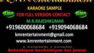 O BEKHABAR ACTION REPLAYY HINDHI KARAOKE BY KMR ENTERTAINMENT [upl. by Campman32]