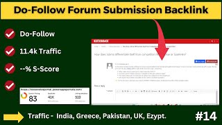 Create Your Do Follow Forum Submission Backlink  What are Backlink and How to Create Them [upl. by Trin]