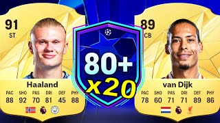 EA FC 25 Pack Opening 🔥 20x 80 Combo Packs 😱 [upl. by Anialram]