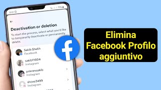 Come eliminare un profilo Facebook aggiuntivo।Facebook Crea un altro profilo Rimuovi 2024 [upl. by Stephani]