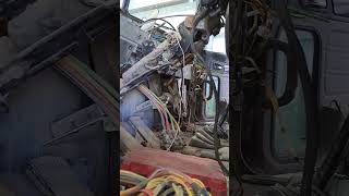 389 peterbilt main cab harness replacement [upl. by Anawahs]