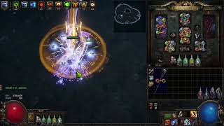 325 lightning Strike Slayer 2h  Harvest Boss  Path of Exile [upl. by Carolus]