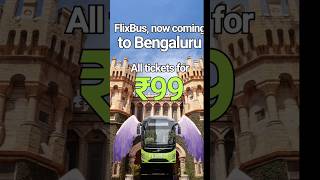 ₹99 AC Sleeper 🚌 🎫 😮  Flixbus Limited Period Offer [upl. by Aydni]