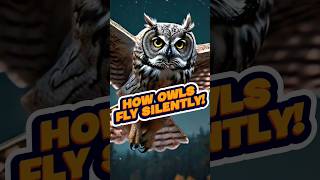 How do owls fly so silently owls animalfacts [upl. by Fridlund]