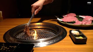 Matsusaka Wagyu A5  Osakas best Yakiniku BBQ [upl. by Esetal]