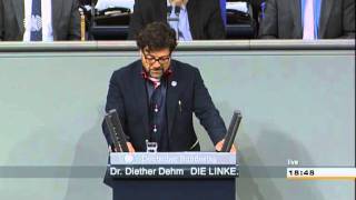 Diether Dehm DIE LINKE Das Dogma vom hemmungslosen Wettbewerb ist und bleibt antieuropäisch [upl. by Eseer827]