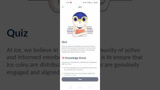 ICE Mining App Quizzes KYC 3  ICE Network KYC 3 Quizzes Answers Passed And Get Verified [upl. by Adgam]