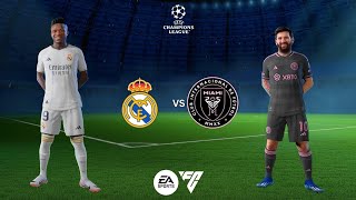 EA Sports FC24 Real Madrid vs Inter Miami santiago bernabeu stadium my tournament champions leag [upl. by Halak]