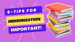 5 Tips for Memorization  Animated Explanation [upl. by Hildie]