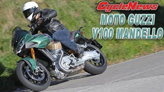 Moto Guzzi V100 Mandello First Ride  Cycle News [upl. by Celin]