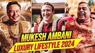 Mukesh Ambani Luxury Lifestyle 2024 [upl. by Baillie331]