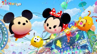 Disney Tsum Tsum Festival  Full Movie Game  All MiniGames  ZigZag Kids [upl. by Jackson]