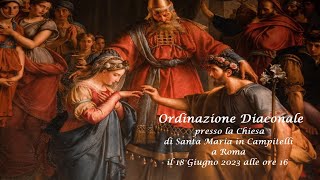 Ordinazione Diaconale di Filip Balla Opus JSS e Simon Plankensteiner Opus JSS [upl. by Nekcarb]