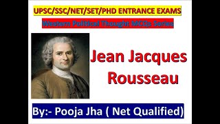 Most Important Questions On Jean Jacques Rousseau For All Competitive Exams [upl. by Cusack]