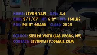 Senior Jevon Yapi  Class of 2025  PreSeason Mixtape [upl. by Nilhsa]