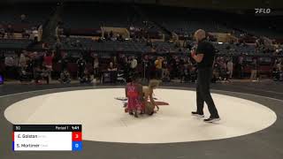 2023 Senior Nationals Erin Golston vs Sage Mortimer 50 KG Semifinals [upl. by Adiana]