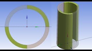 ✅ ANSYS DESIGN MODELER  Slice Material  Basic Tutorial 14 [upl. by Elatsyrk852]