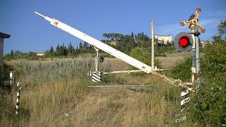 Spoorwegovergang Bari I  Railroad crossing  Passaggio a livello [upl. by Maleki]