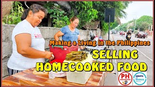 MAKING A LIVING in the Philippines  Selling HOMECOOKED FOOD [upl. by Annaeel]