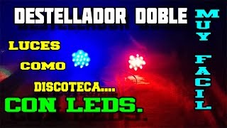 Luces como discoteca  Destellador doble  Muy fácil [upl. by Barrington]