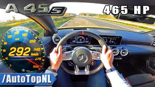 2020 MercedesAMG A45 S 0100kmh amp engine sound [upl. by Romulus333]