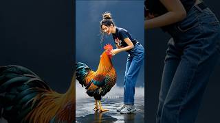 Amazing Talent a Magic Chicken Fuses Dance on AGT americagottalent magic talent [upl. by Onoitna]