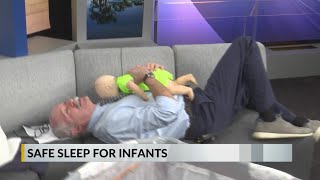 Dr Scott Hamilton demonstrates the dangers of Positional Asphyxia how Newborns should safely sleep [upl. by Nicolle]